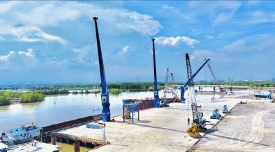 Thi công hoàn thiện Cảng nội địa Cty Hồng Long - Giai đoạn 2